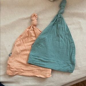 Set of Two KYTE Knotted Baby Hats